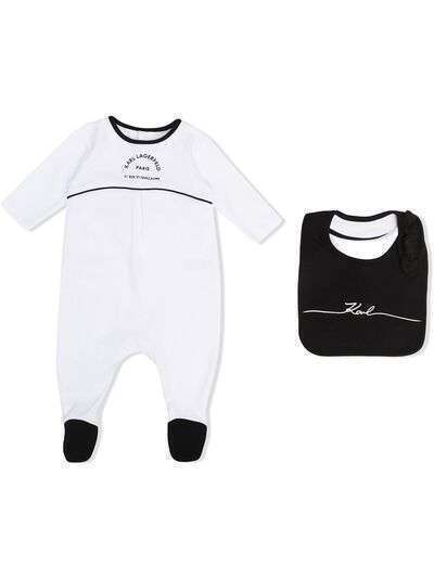 Karl Lagerfeld Kids пижама с логотипом