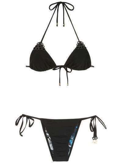 Amir Slama embellished triangle top bikini set 7520