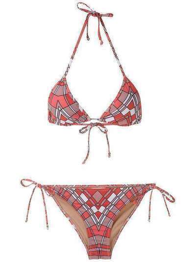 Amir Slama printed triangle bikini set 110211