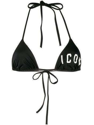 Dsquared2 Beachwear лиф бикини Icon с принтом D6BX62410ISA01