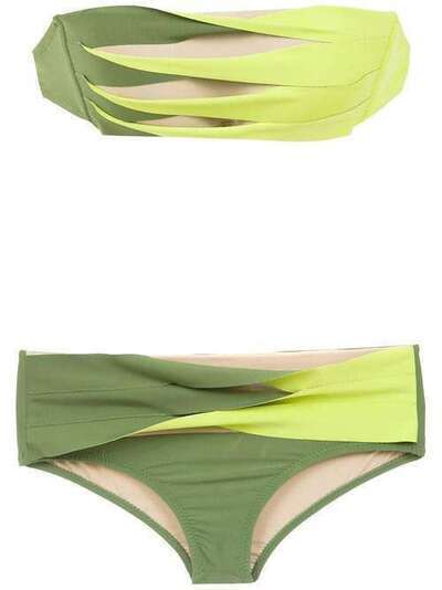 Amir Slama panelled bikini set 810543