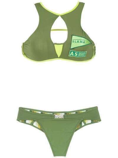 Amir Slama bikini top with patch 810546