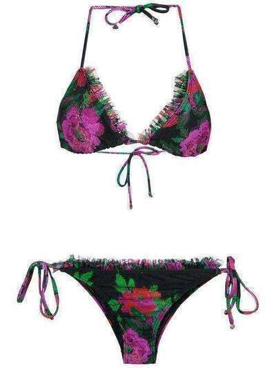 Amir Slama floral print bikini set 10203