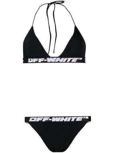 Off-White бикини с логотипом OWFA018F207650681000