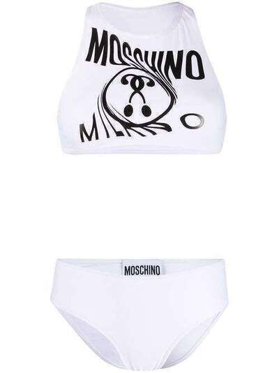 Moschino logo bikini A42060596