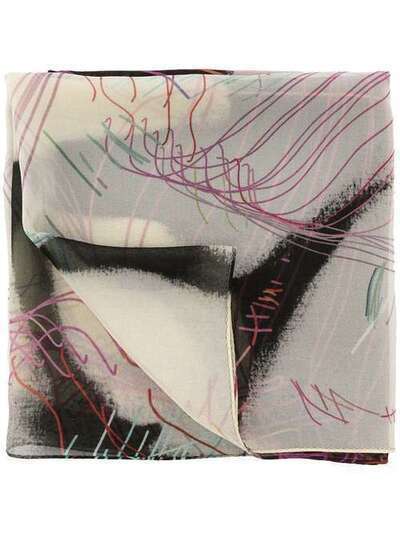 Discord Yohji Yamamoto шарф Ink с принтом DKL07407102