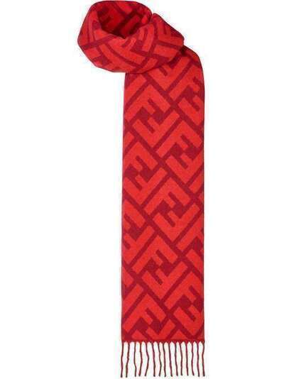 Fendi длинный шарф с логотипом FF FXT260A8RS