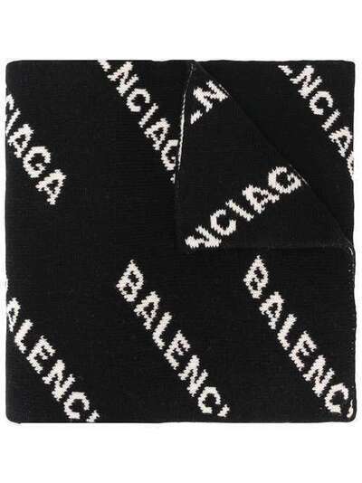 Balenciaga шарф с жаккардовым логотипом 558951T1471