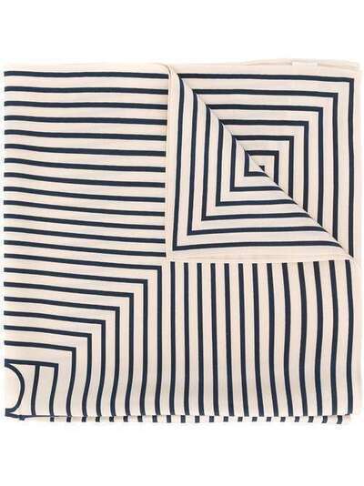 Totême monogram print silk scarf 193852800