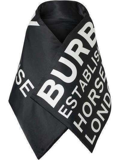 Burberry дутый шарф с принтом Horseferry 8015863