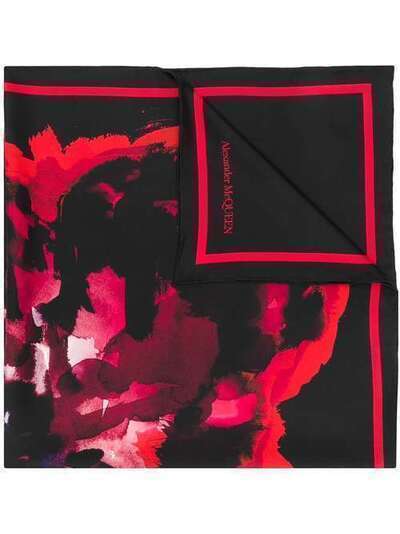 Alexander McQueen платок с цветочным принтом 6101704001Q