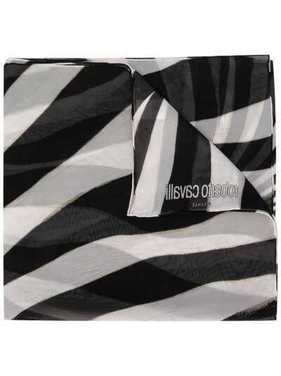 Roberto Cavalli шарф с зебровым узором KYI02Q1BZ00
