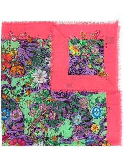 Gucci платок с цветочным принтом 4992433G103