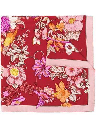 Salvatore Ferragamo платок с цветочным принтом 727048