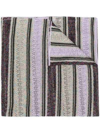 M Missoni полосатый шарф с люрексом 2DS000302K004Q
