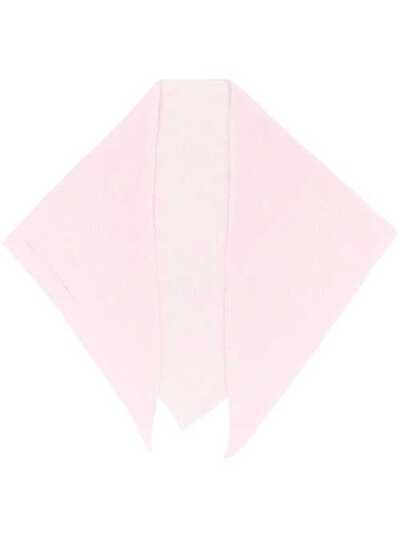 Maison Flaneur knitted triangle scarf 20SMUSW001FC032