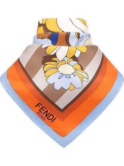 Fendi платок с графичным принтом FXT091A3S0