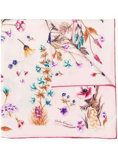 Salvatore Ferragamo платок с цветочным принтом 727956