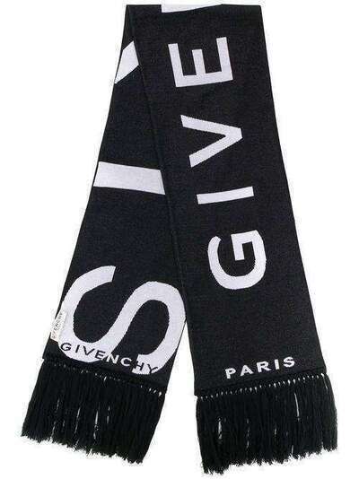 Givenchy жаккардовый шарф с логотипом BP0020P06K