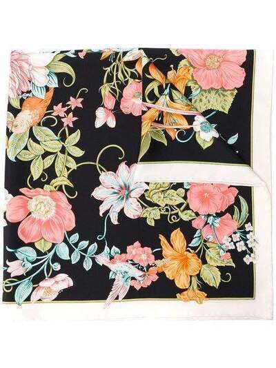 Salvatore Ferragamo платок с цветочным принтом 727052