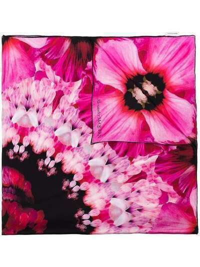 Alexander McQueen платок Paradise с цветочным принтом 6106233011Q
