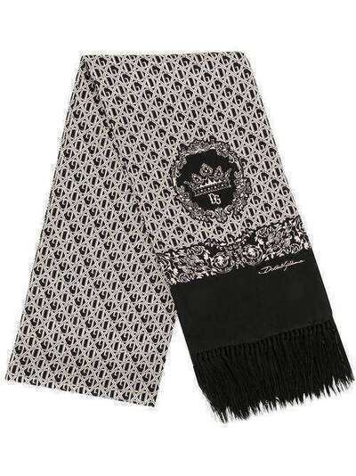 Dolce & Gabbana шарф с монограммой GQ214EG0X55