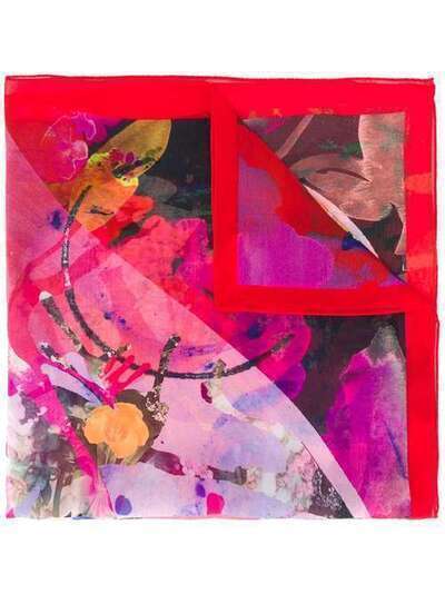 Paul Smith платок с абстрактным цветочным принтом W1A157FAS03
