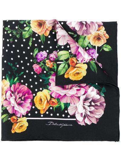 Dolce & Gabbana платок с цветочным принтом FN093RGDR57