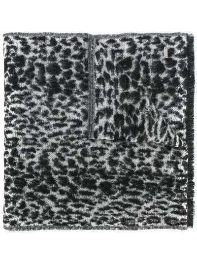 Saint Laurent шарф с леопардовым принтом 5836253YC85
