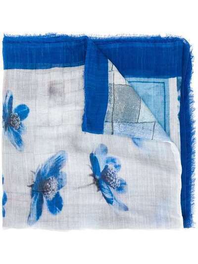 Faliero Sarti шарф Blue for You с цветочным принтом E202090