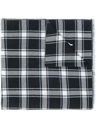 Givenchy клетчатый шарф с логотипом BG0046G01K