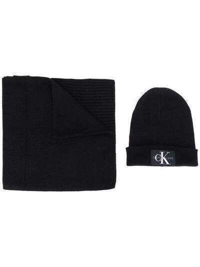 Calvin Klein комплект из шапки бини и шарфа K50K505104
