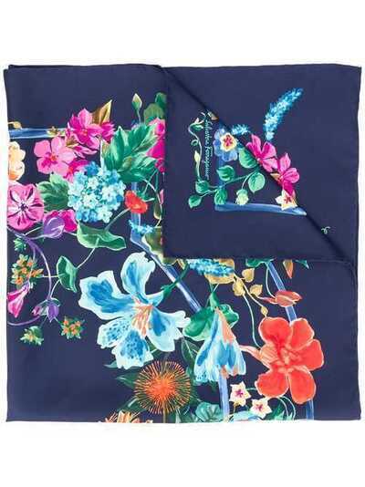 Salvatore Ferragamo платок с цветочным принтом 717331002