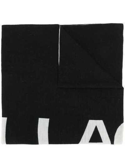 Karl Lagerfeld шарф с логотипом вязки интарсия 96KW3308999