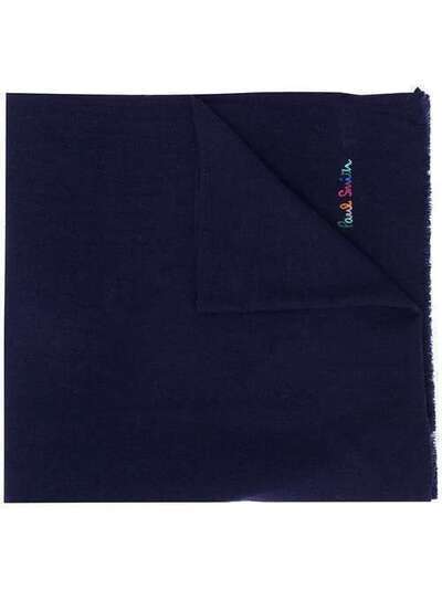 Paul Smith embossed logo knitted scarf M1A117FAS39