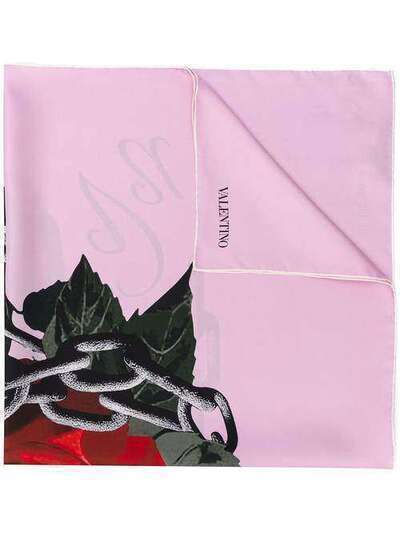 Valentino платок с цветочным принтом SW0EI114ZWB