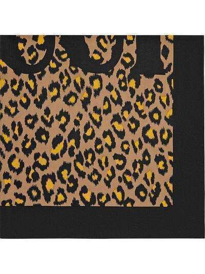 Gucci платок с леопардовым принтом 5834893G001