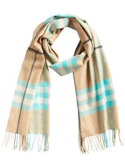 Burberry check cashmere scarf 4065325