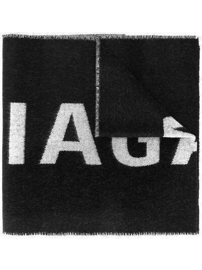 Balenciaga жаккардовый шарф с логотипом 512732420B0