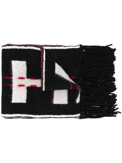 Off-White contrast logo scarf OWMA009E185530501001