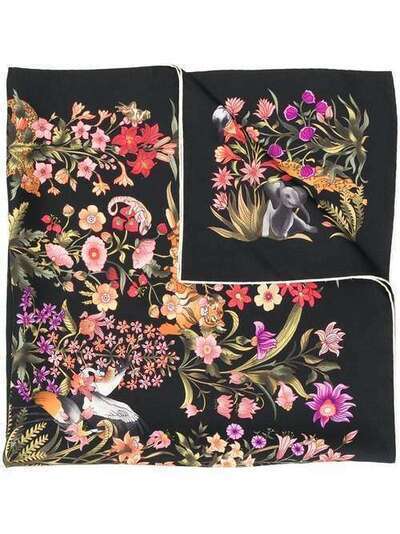 Salvatore Ferragamo платок с цветочным принтом 715579