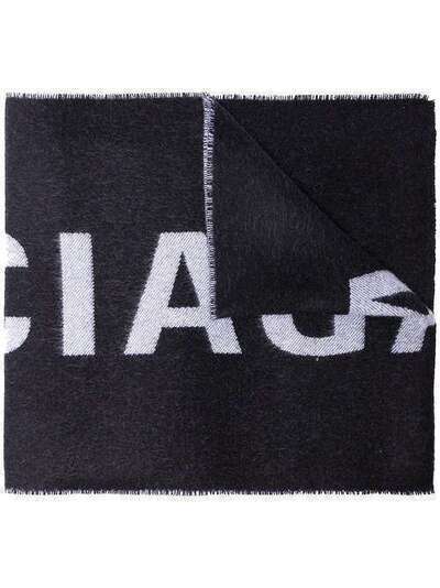 Balenciaga длинный шарф с логотипом 512732320B0