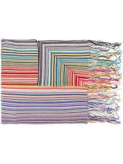 Missoni striped fringed scarf SCN7VMD7356