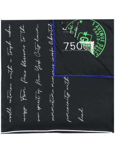 Givenchy платок Paris с принтом BG007AG002