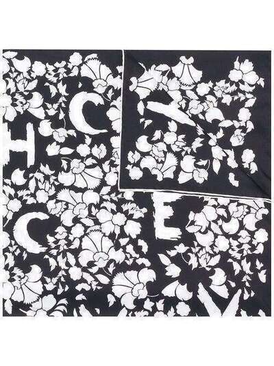 Givenchy платок с цветочным принтом и логотипом BG0078G002