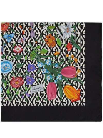 Gucci платок с принтом Flora 5958003G001