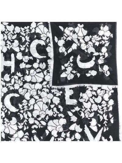 Givenchy платок с цветочным принтом и логотипом BG0079G00S