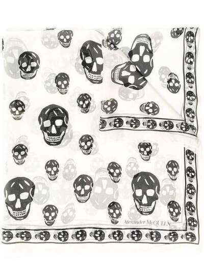 Alexander McQueen шарф с принтом Skull 5577174Q060