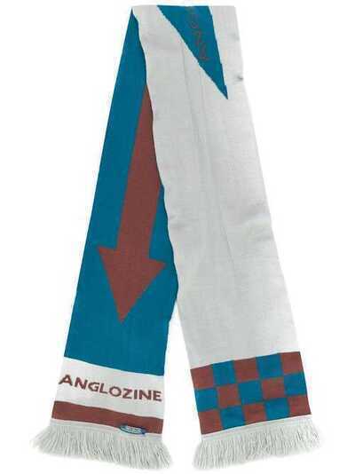 Anglozine клетчатый шарф с бахромой 8990EN5