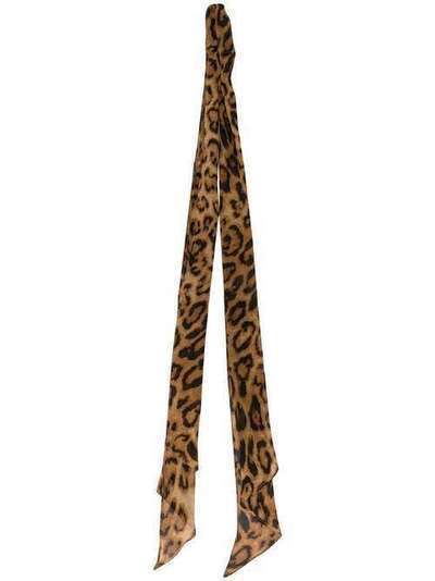 Nili Lotan шарф с леопардовым принтом 101433W137